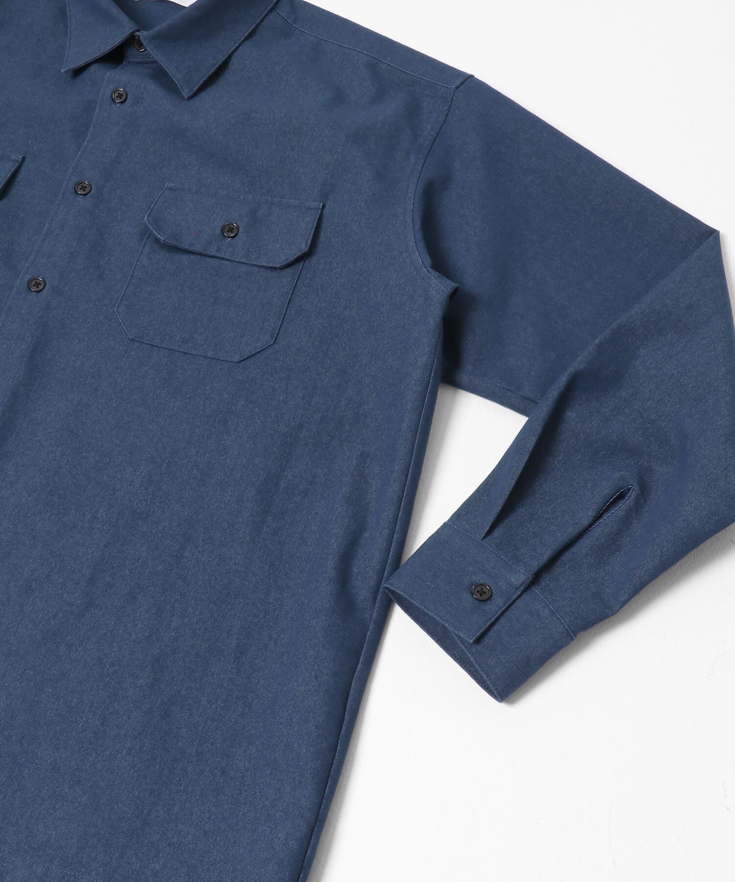 SENSE OF PLACE by URBAN RESEARCH「ダブルポケットカラーデニムシャツ」|シャツ・ブラウス|
