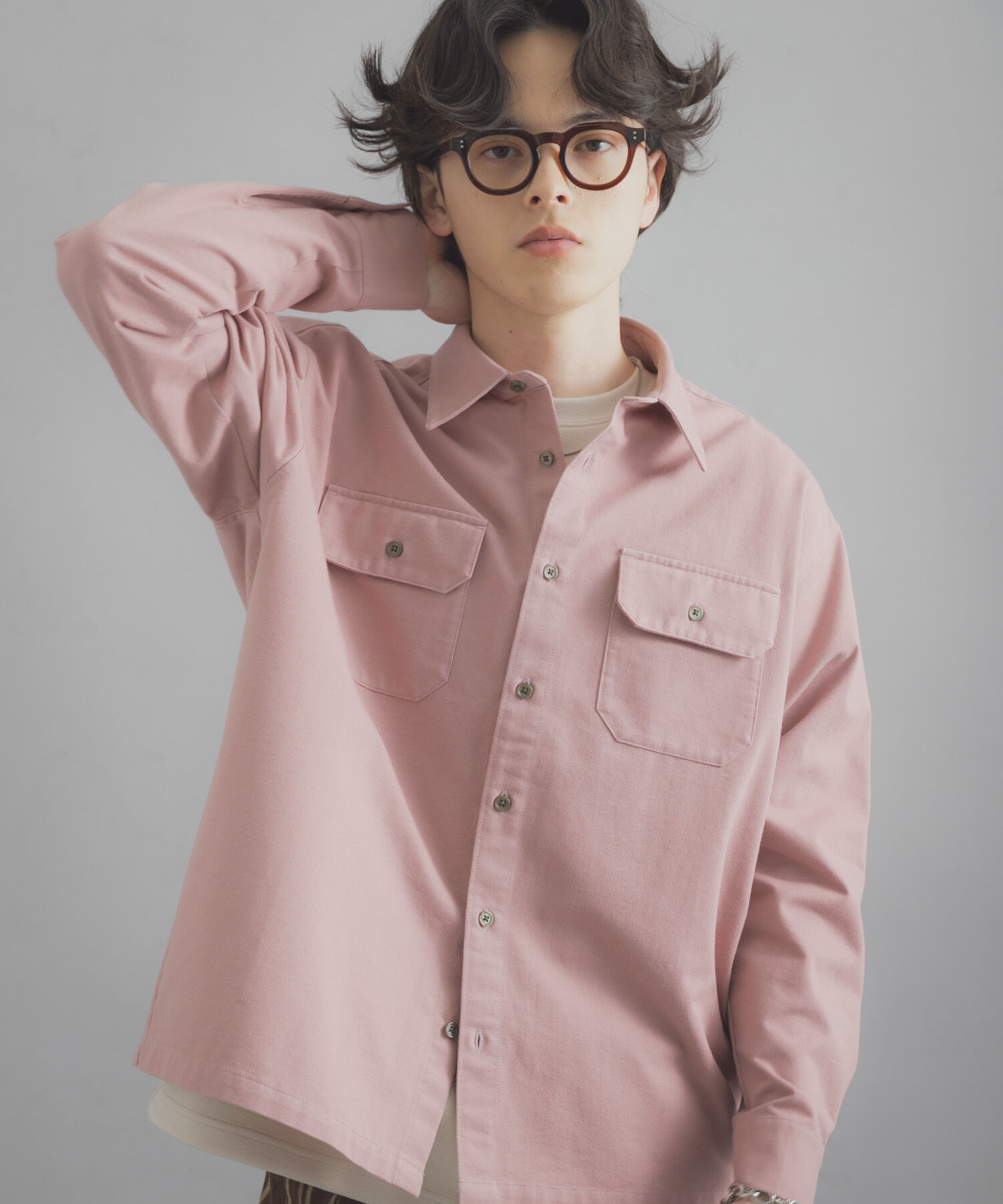 SENSE OF PLACE by URBAN RESEARCH「ダブルポケットカラーデニムシャツ」|シャツ・ブラウス|