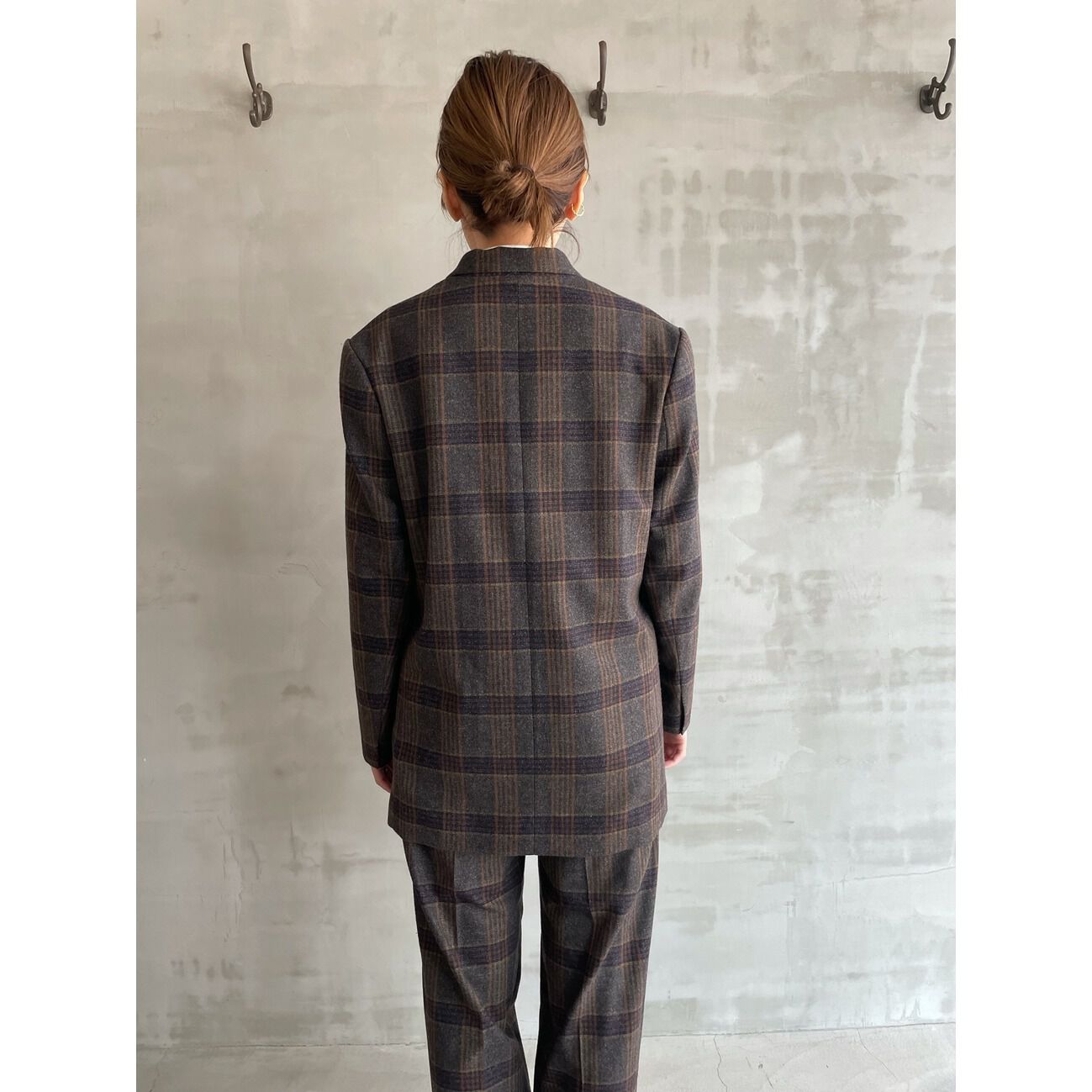 HELIOPOLE「HELIOPOLE the Ellison W Jacket (TOMAS WOOL CHECK)」|デニムジャケット|