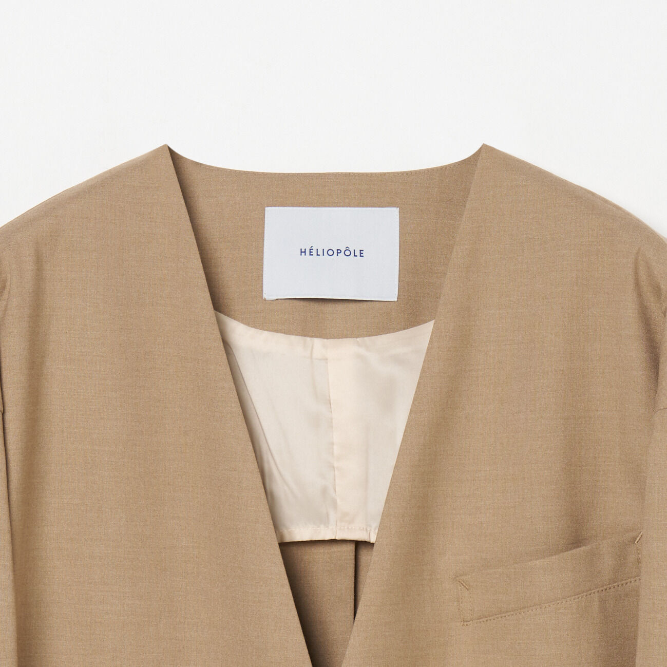 HELIOPOLE「HELIOPOLE the ELLISON JACKET (NO COLLAR)」|デニムジャケット|