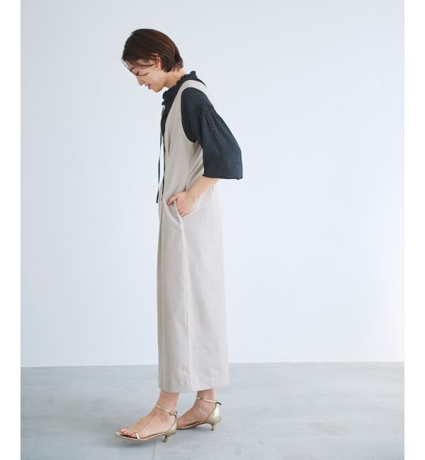 le.coeur blanc「カッセンジョーゼット2wayフリルネックブラウス」|シャツ・ブラウス|