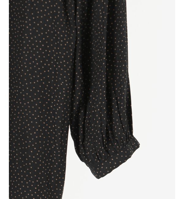 le.coeur blanc「カッセンジョーゼット2wayフリルネックブラウス」|シャツ・ブラウス|