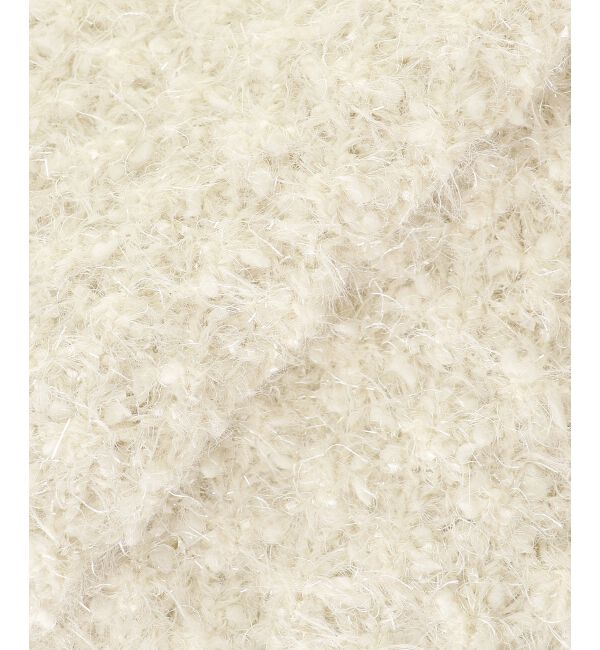  「ラメフェザーモールネップカーディガン」|カーディガン|