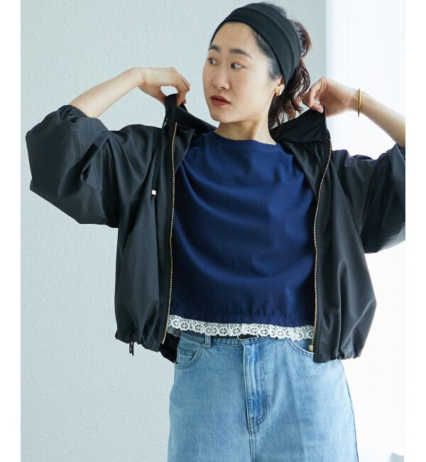  「komatsu.シアーフードブルゾン」|ブルゾン・スタジャン|