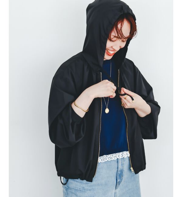  「komatsu.シアーフードブルゾン」|ブルゾン・スタジャン|