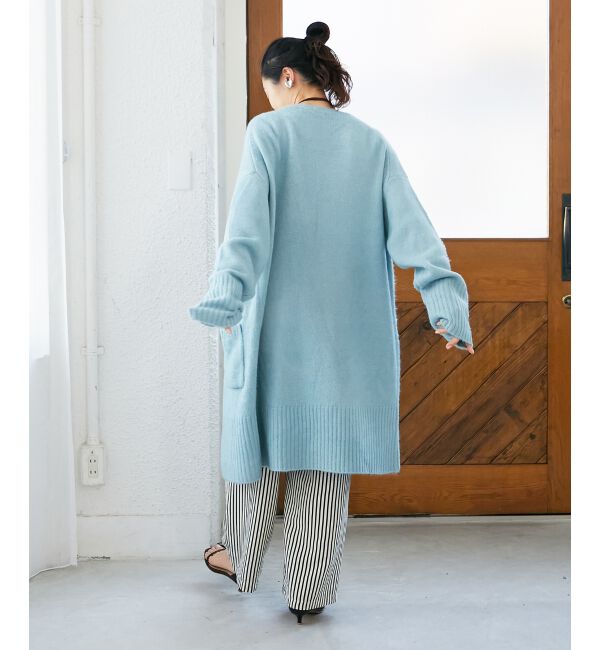  「《WEB限定アイテム》ニュアンスロングカーディガン」|カーディガン|