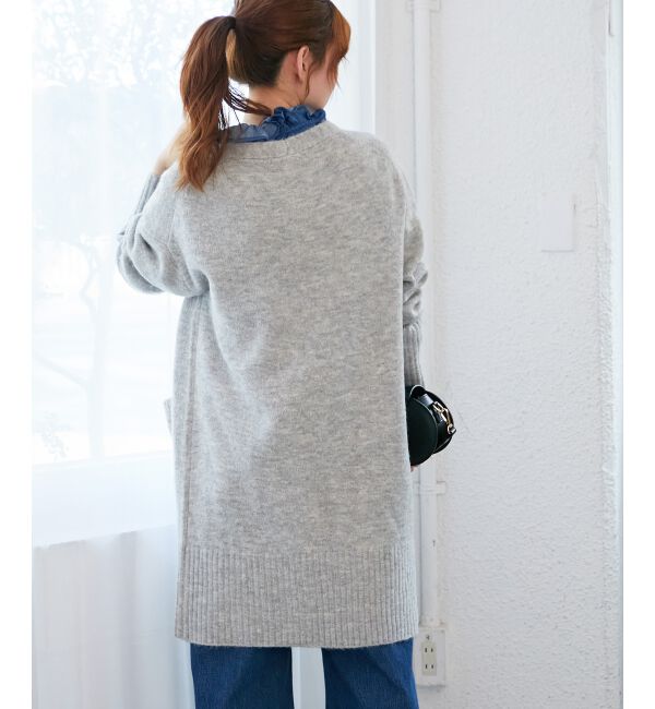  「《WEB限定アイテム》ニュアンスロングカーディガン」|カーディガン|