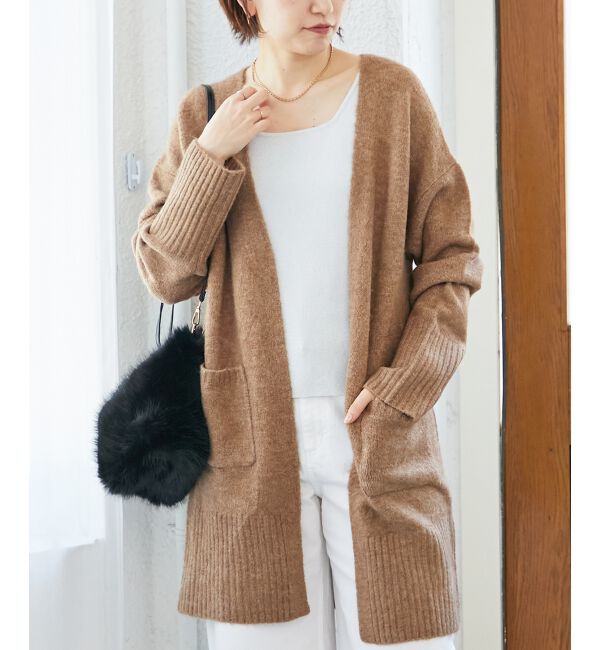  「《WEB限定アイテム》ニュアンスロングカーディガン」|カーディガン|