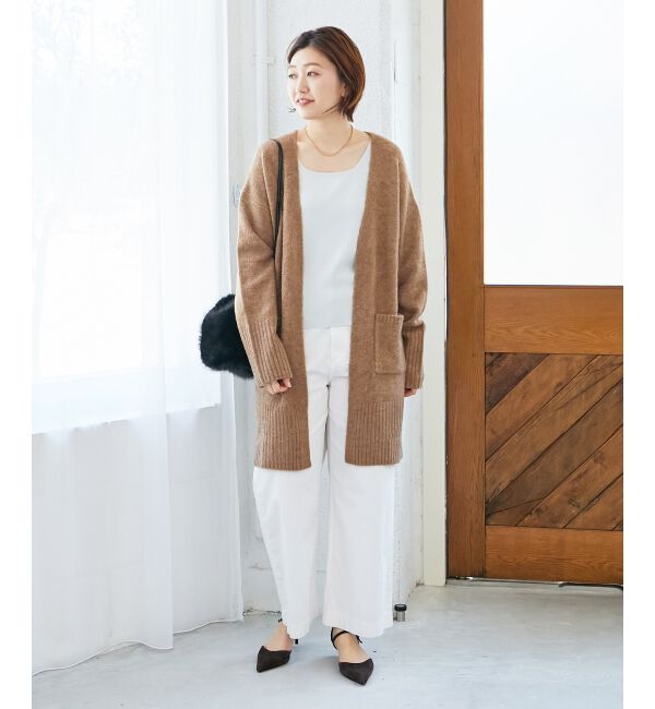  「《WEB限定アイテム》ニュアンスロングカーディガン」|カーディガン|
