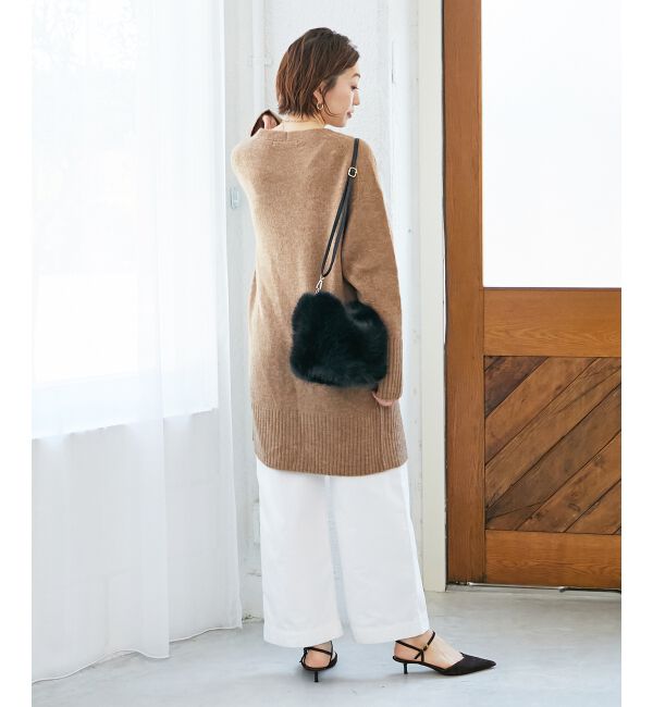  「《WEB限定アイテム》ニュアンスロングカーディガン」|カーディガン|