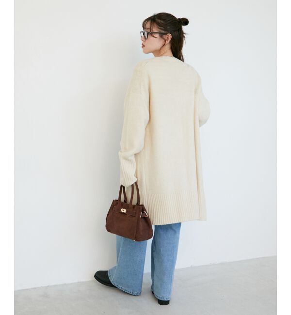  「《WEB限定アイテム》ニュアンスロングカーディガン」|カーディガン|