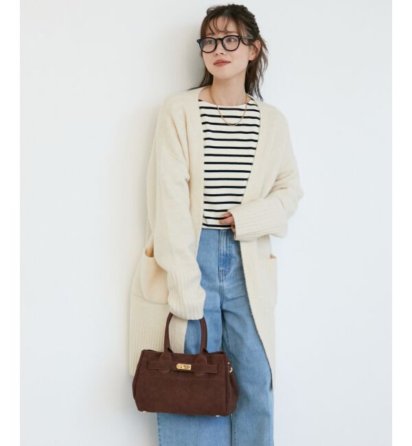  「《WEB限定アイテム》ニュアンスロングカーディガン」|カーディガン|