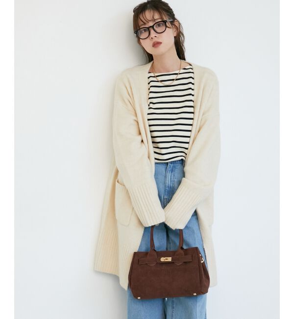  「《WEB限定アイテム》ニュアンスロングカーディガン」|カーディガン|