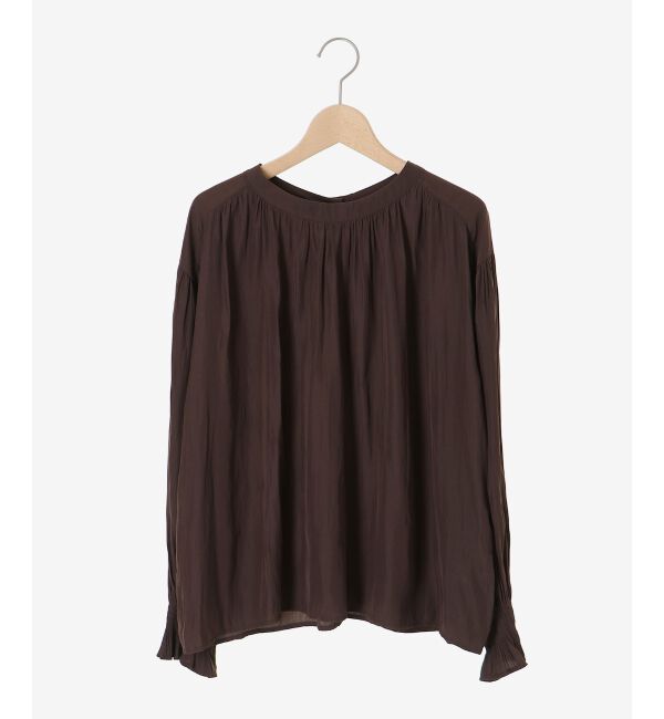  「パウダーサテン2WAYブラウス」|シャツ・ブラウス|