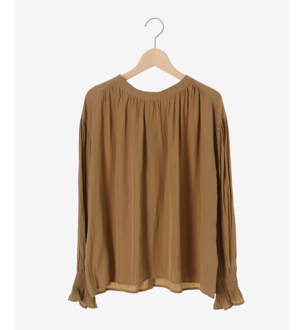  「パウダーサテン2WAYブラウス」|シャツ・ブラウス|