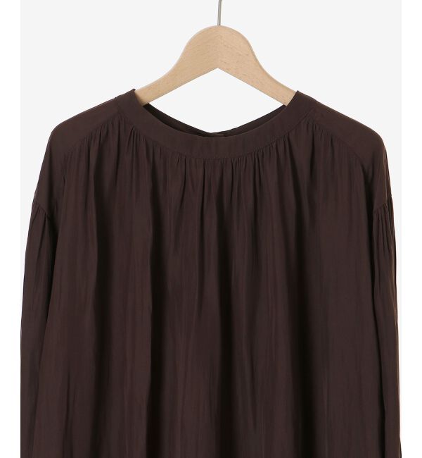  「パウダーサテン2WAYブラウス」|シャツ・ブラウス|