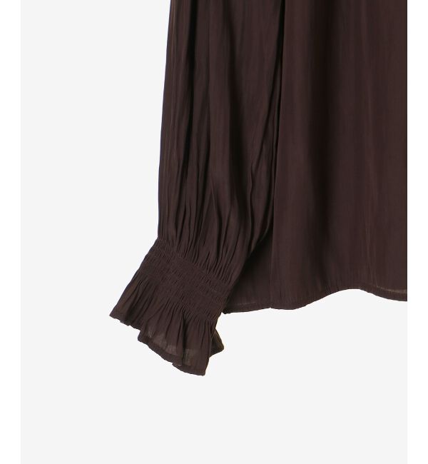  「パウダーサテン2WAYブラウス」|シャツ・ブラウス|