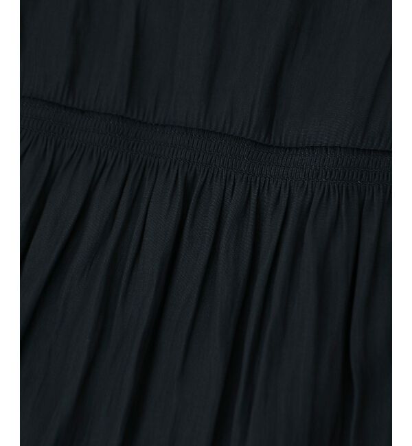  「パウダーサテンショルダーギャザーブラウス」|シャツ・ブラウス|