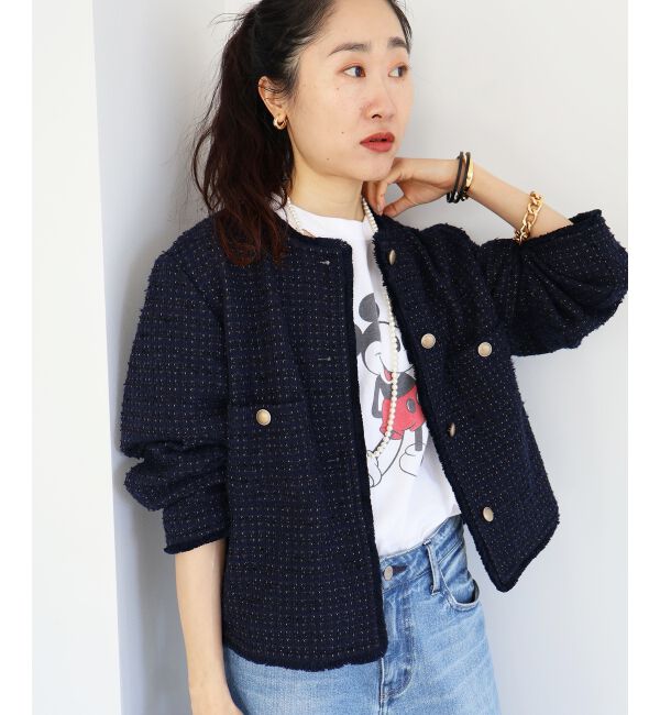  「ツィードノーカラージャケット」|その他|
