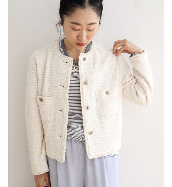  「ツィードノーカラージャケット」|その他|