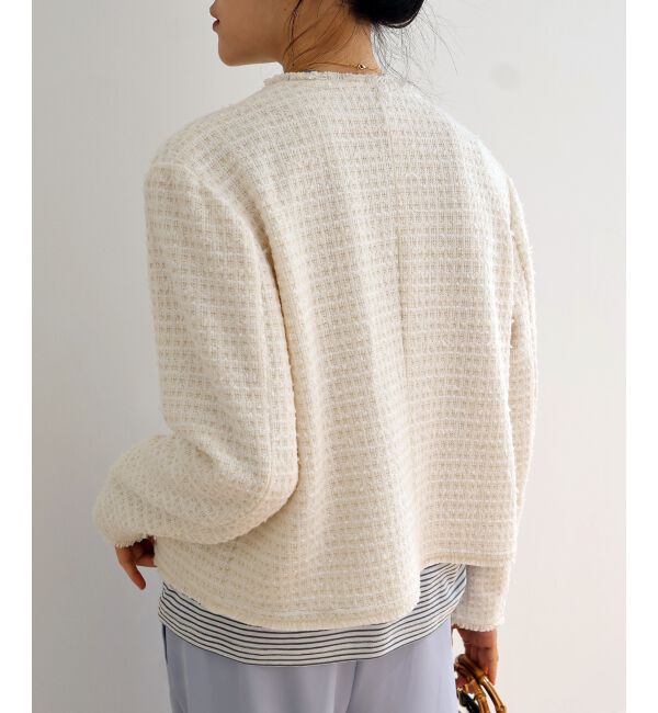  「ツィードノーカラージャケット」|その他|