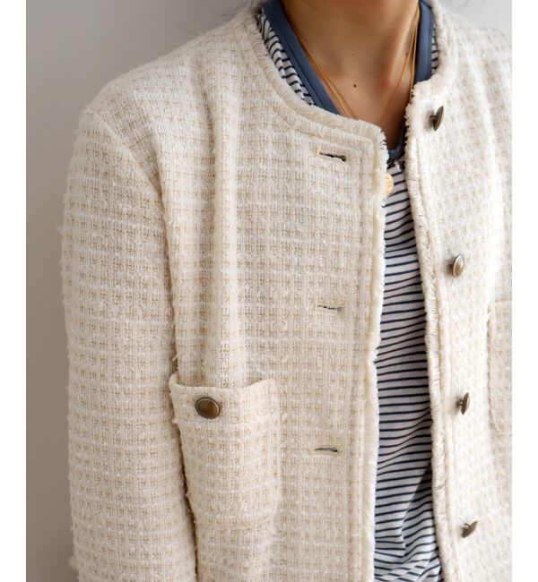  「ツィードノーカラージャケット」|その他|