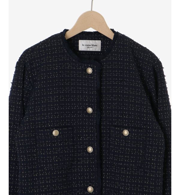  「ツィードノーカラージャケット」|その他|