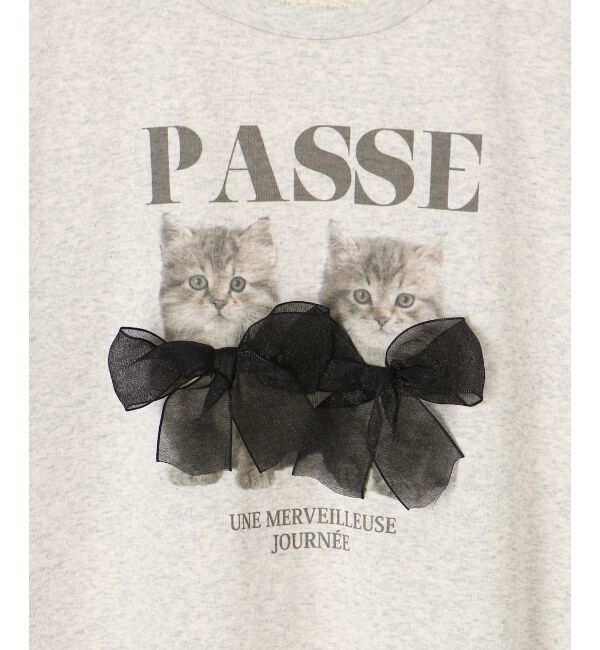  「リボンネコチャンTシャツ」|Tシャツ・カットソー|
