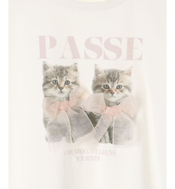  「リボンネコチャンTシャツ」|Tシャツ・カットソー|