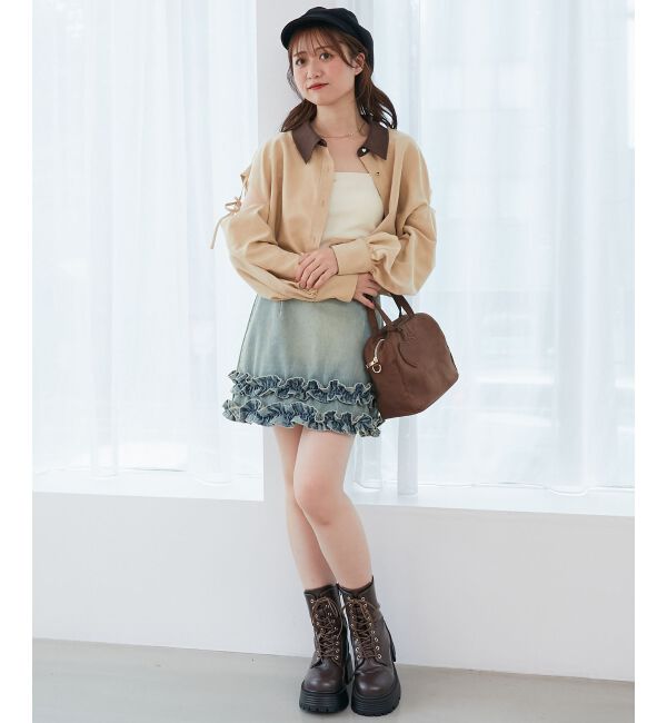  「オープンショルダーショートシャツ」|シャツ・ブラウス|