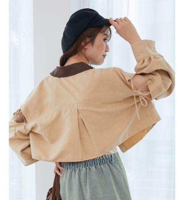  「オープンショルダーショートシャツ」|シャツ・ブラウス|