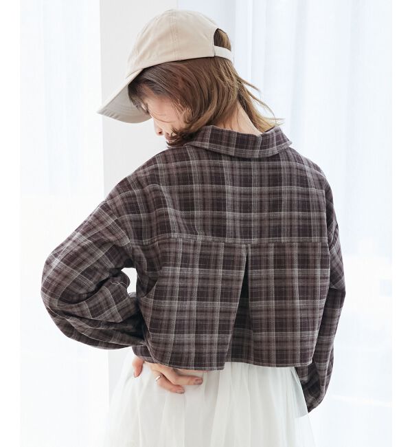  「ハートボタンリボンつきシャツ」|シャツ・ブラウス|