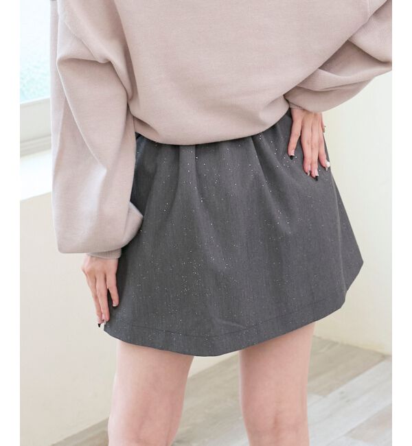  「キラキラリボンプリーツスカパン」|スカート|