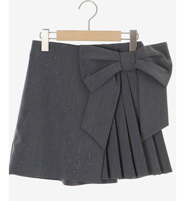  「キラキラリボンプリーツスカパン」|スカート|