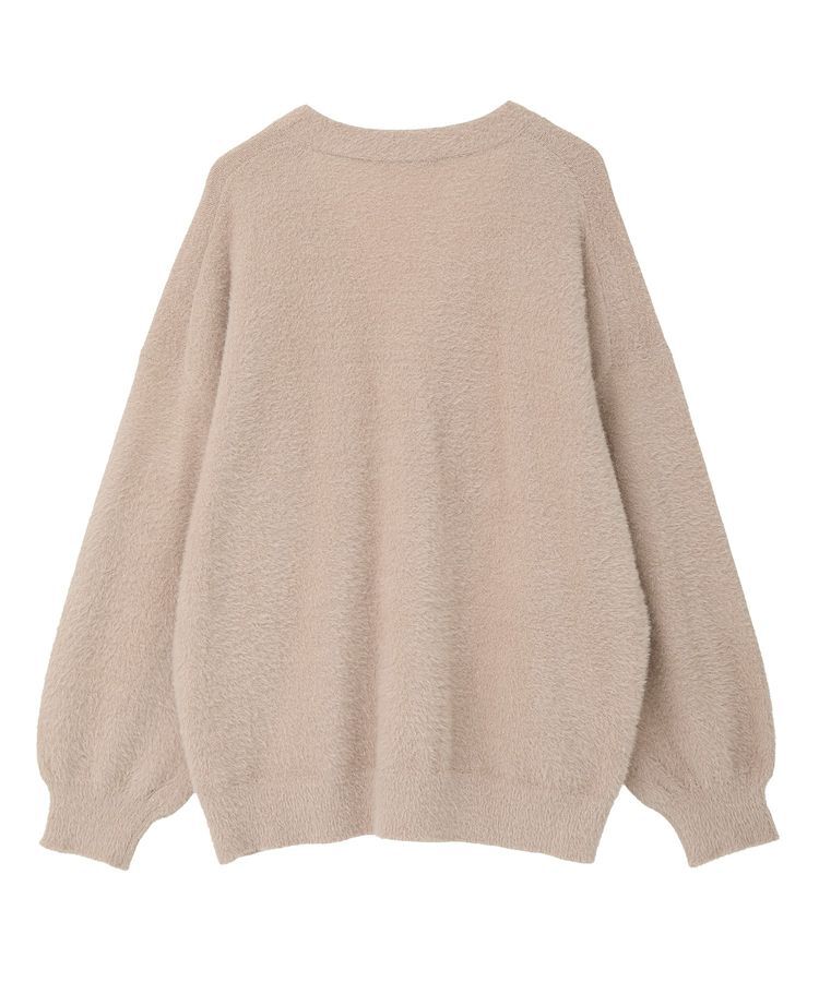 earth music&ecology「ラメミニシャギーVネックニットカーディガン」|カーディガン|