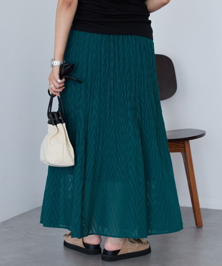 AMERICAN HOLIC「カットジャガードプリーツスカート」|スカート|