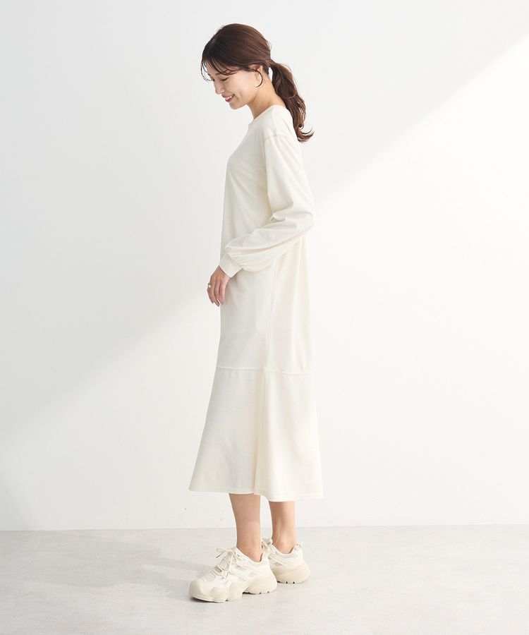 Green Parks「SET2点ベスト+配色ステッチワンピース」|ワンピース|