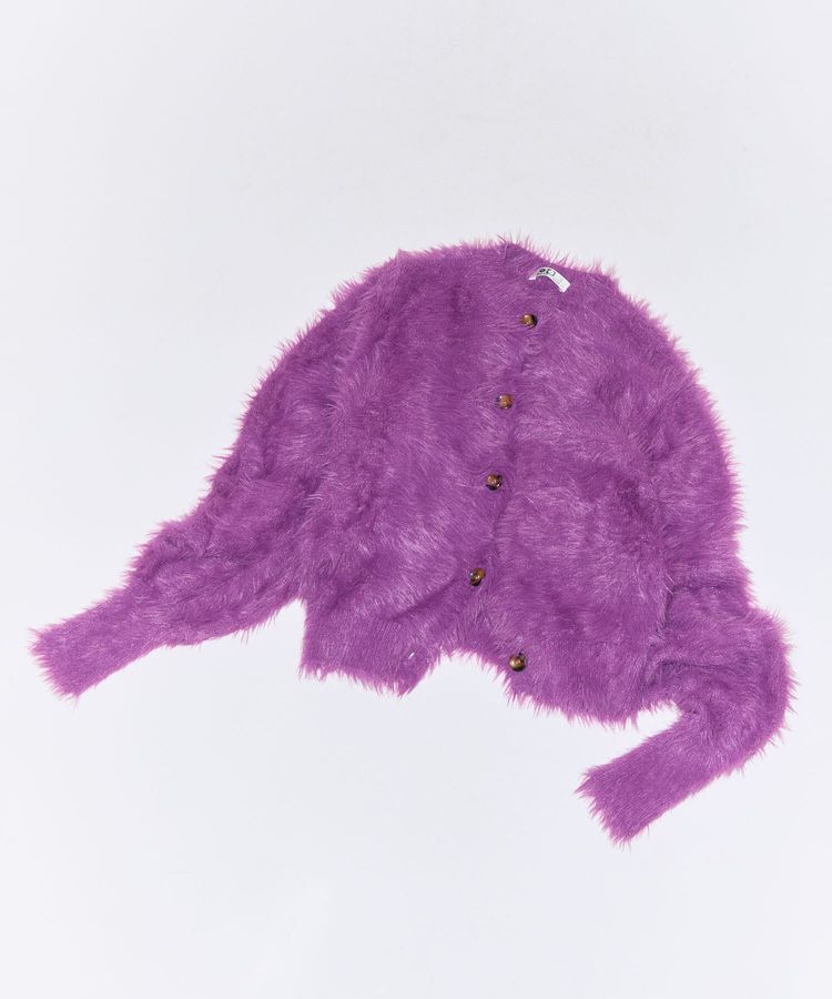 Green Parks「■WITH KURUMI NAKATA シャギーカーディガン」|カーディガン|