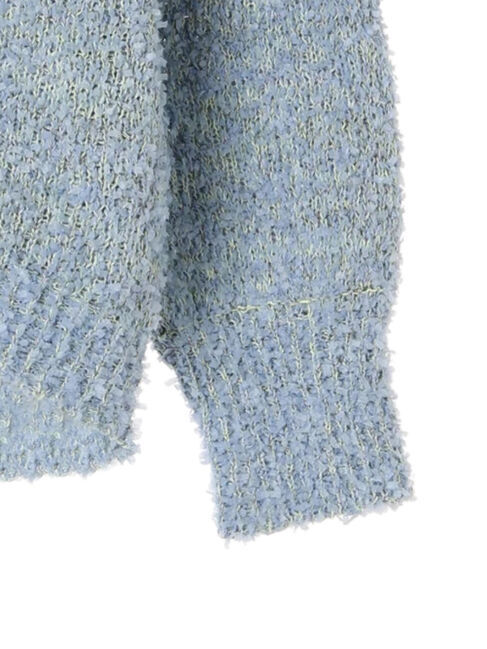 YECCA VECCA「レースアップリボンヤーンニット」|ニット・セーター|