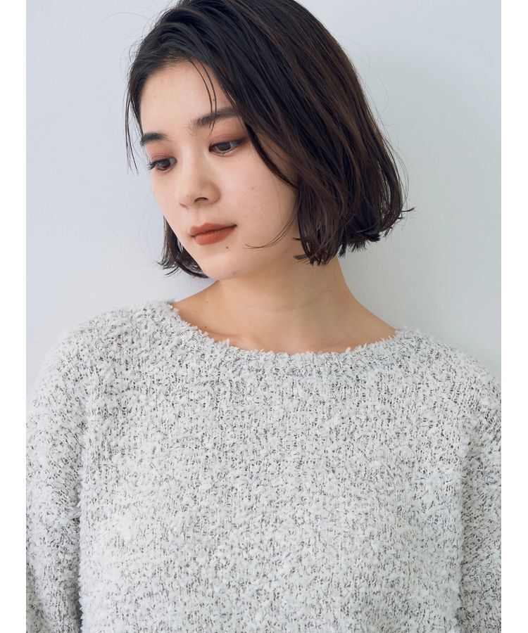 YECCA VECCA「レースアップリボンヤーンニット」|ニット・セーター|