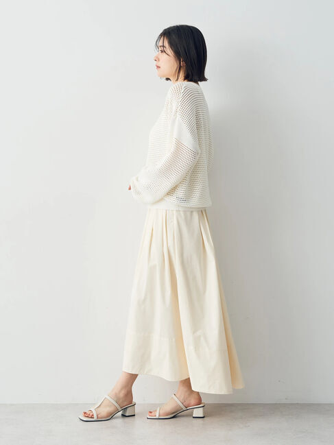 YECCA VECCA「タックボリュームスカート1」|スカート|