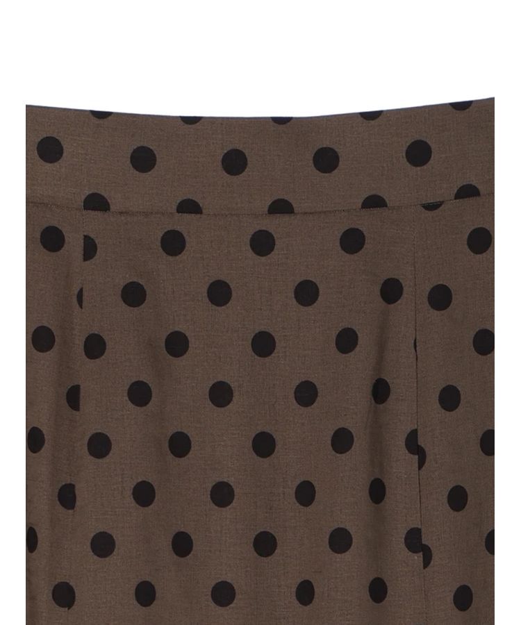 YECCA VECCA「レーヨンリネンドットマーメイドスカート」|フレア|