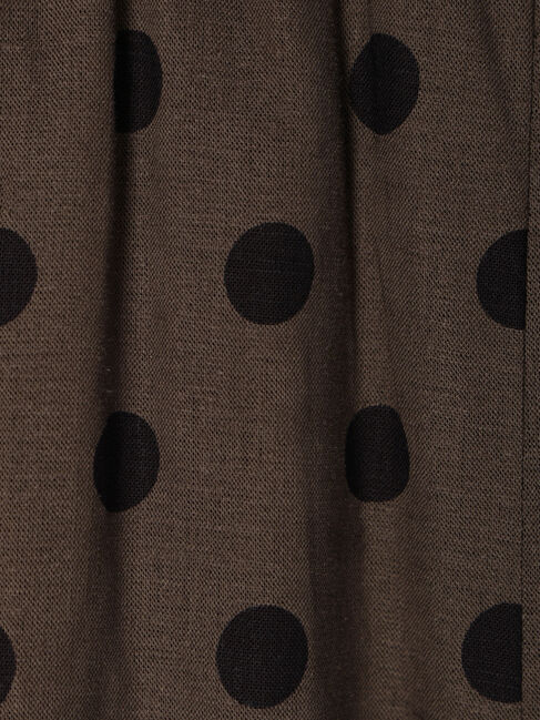 YECCA VECCA「レーヨンリネンドットマーメイドスカート」|フレア|