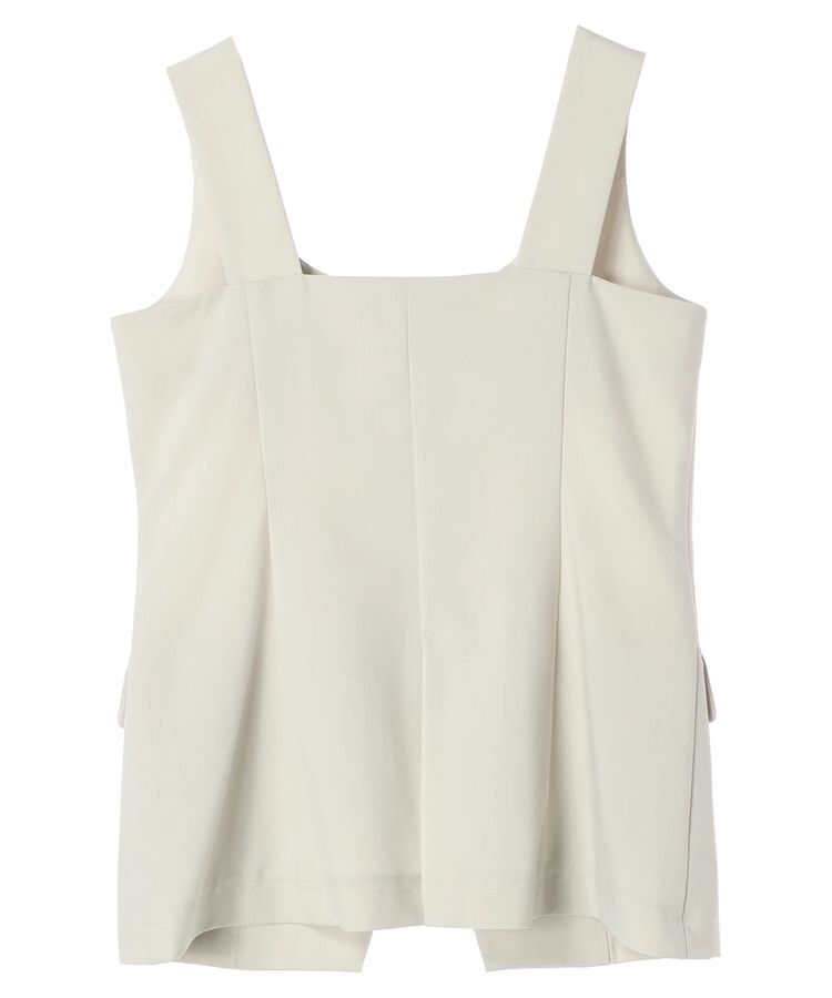 YECCA VECCA「リネンライクビスチェベスト」|ベスト・ジレ|