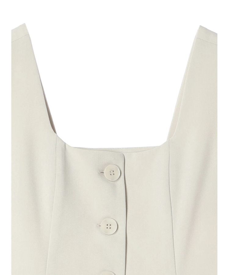 YECCA VECCA「リネンライクビスチェベスト」|ベスト・ジレ|