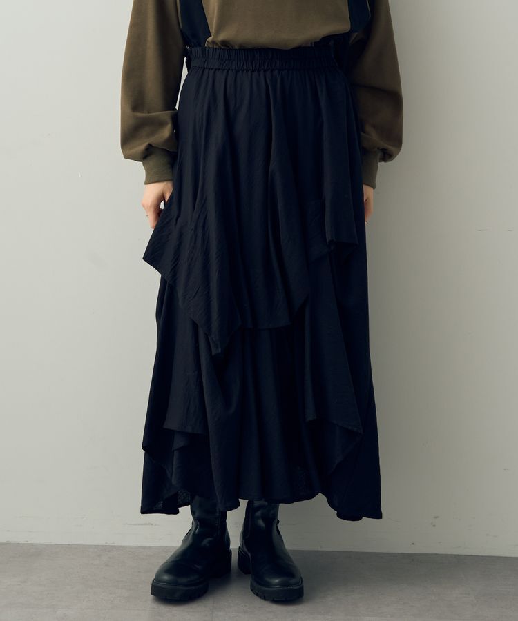 Editt by YECCA VECCA「アシメデザインスカート」|スカート|Black
