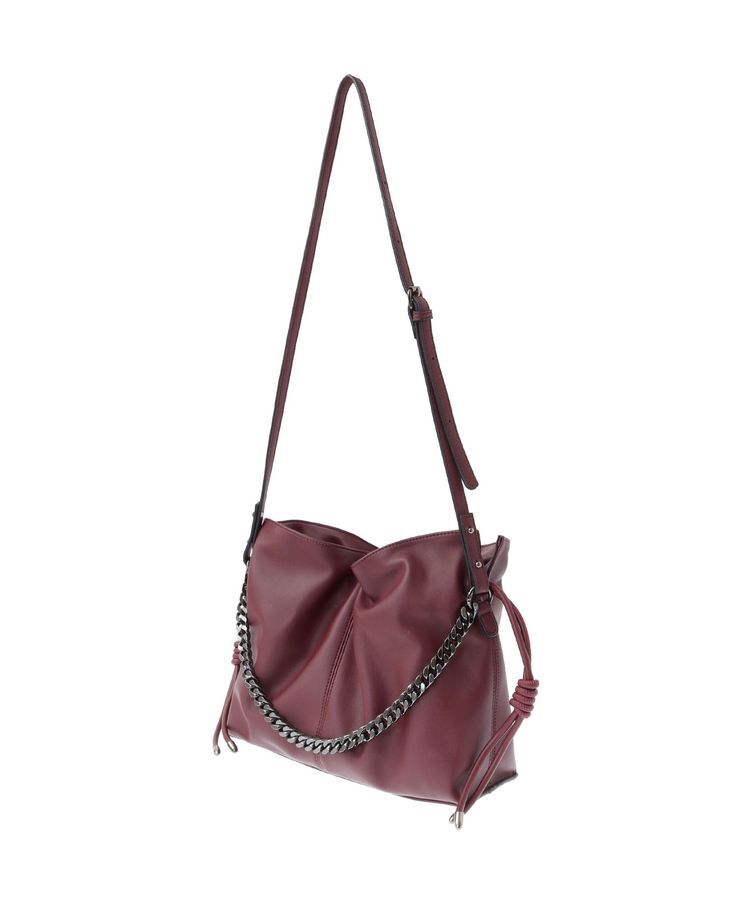 YECCA VECCA「【CLASSY.掲載】2wayチェーンギャザーバッグ」|ハンドバッグ|