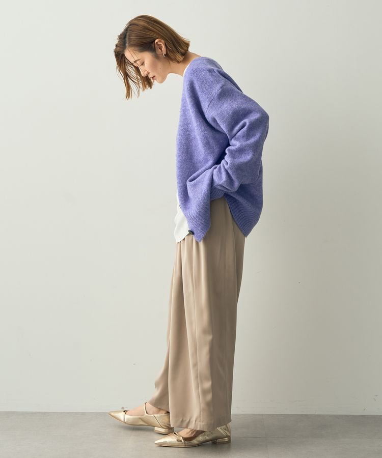 Editt by YECCA VECCA「サテンタックワイドパンツ」|その他|