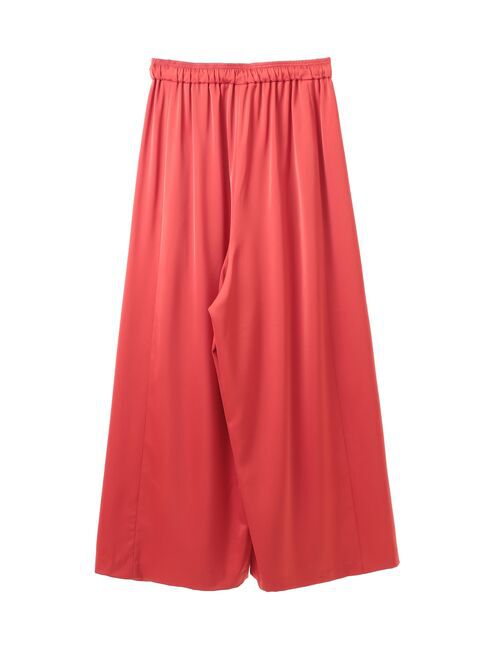 Editt by YECCA VECCA「サテンタックワイドパンツ」|その他|