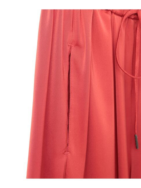 Editt by YECCA VECCA「サテンタックワイドパンツ」|その他|